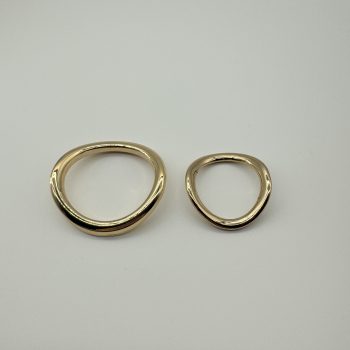 T25390 Irregular Metal Ring