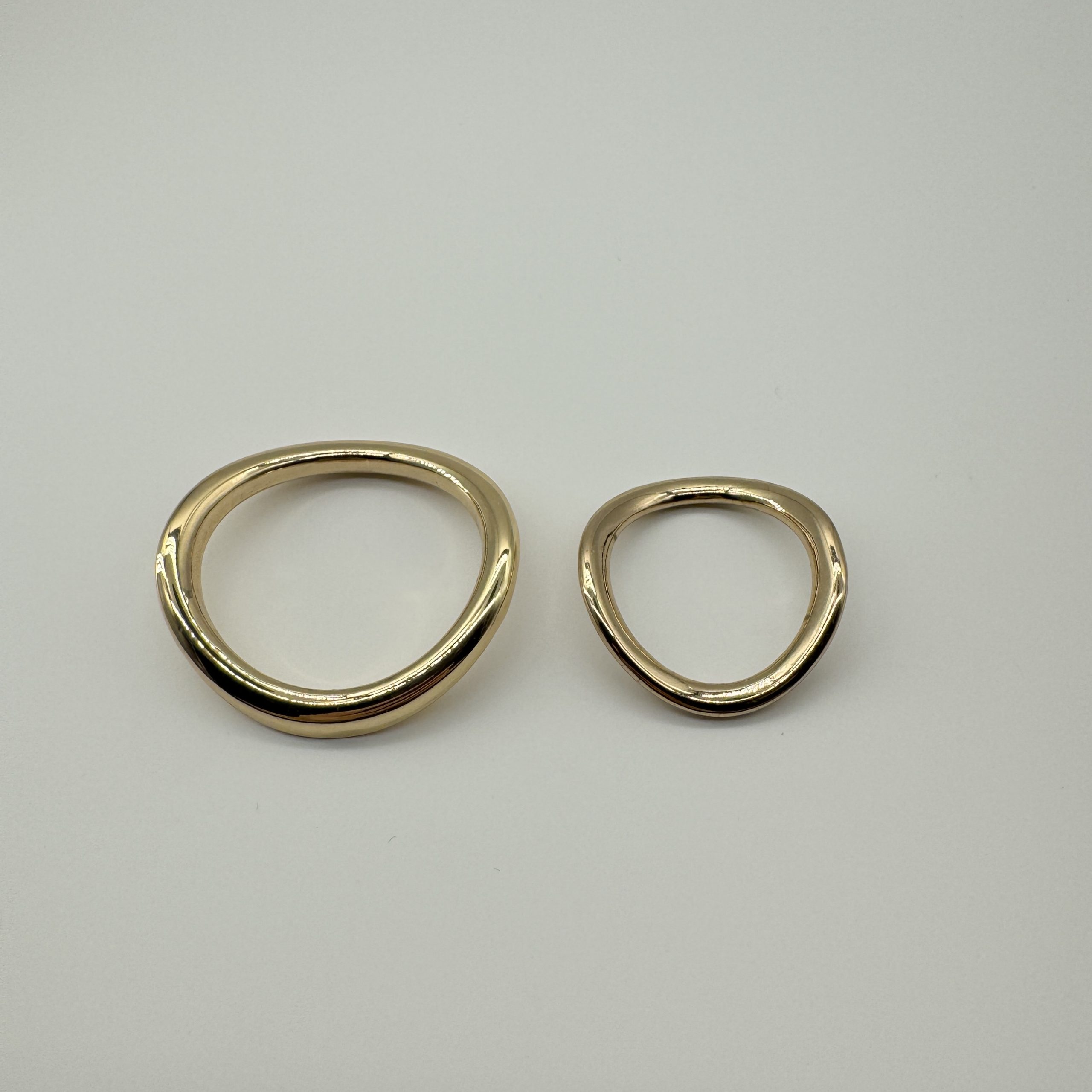 T25390 Irregular Metal Ring
