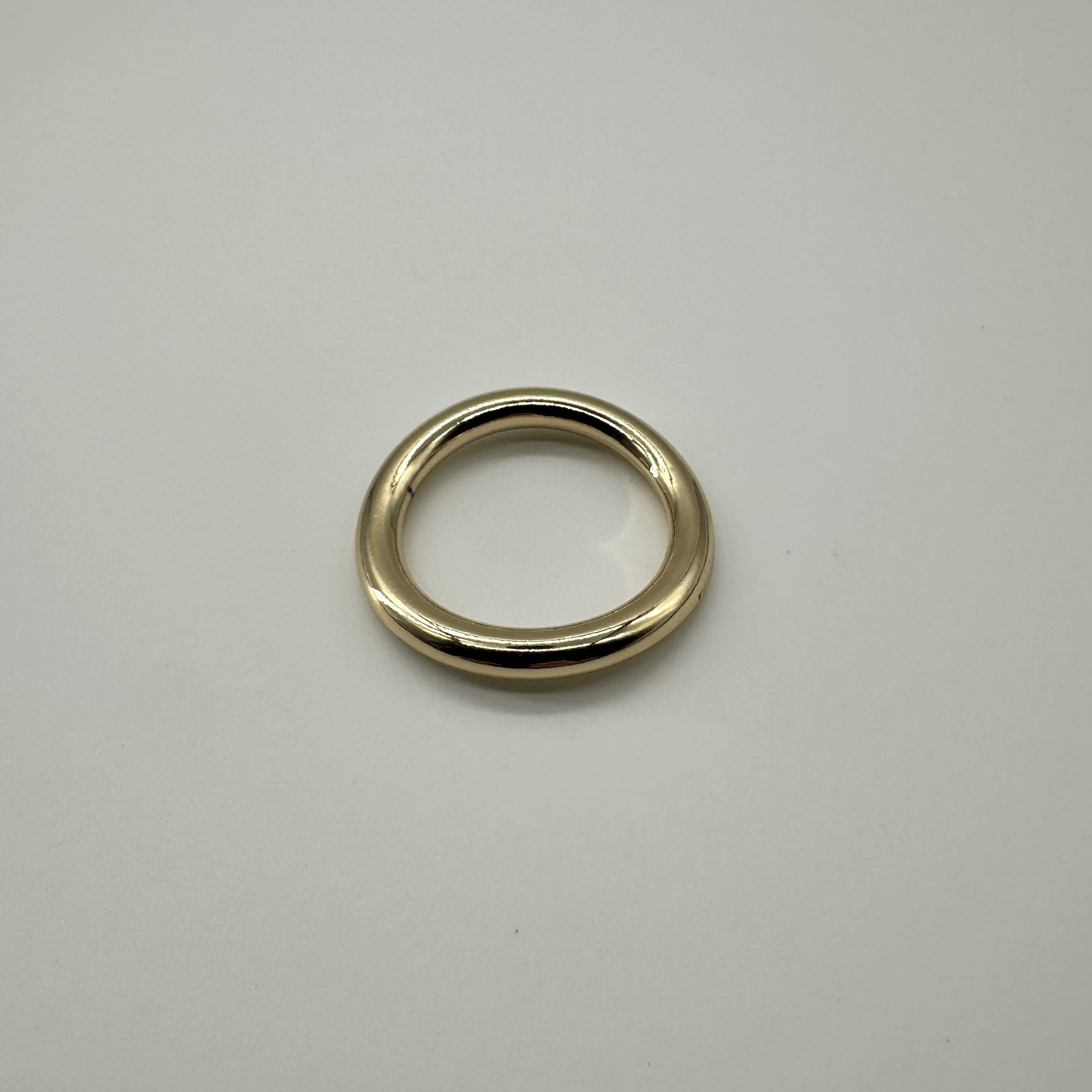 T25391 Polished Round Metal Ring
