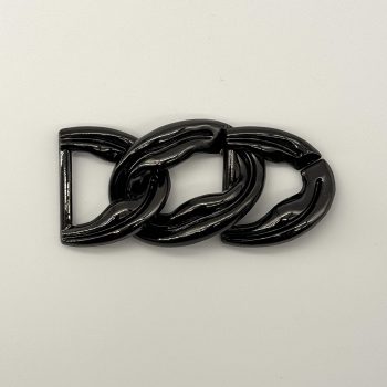 T25425 Black Chunky Chain Connector