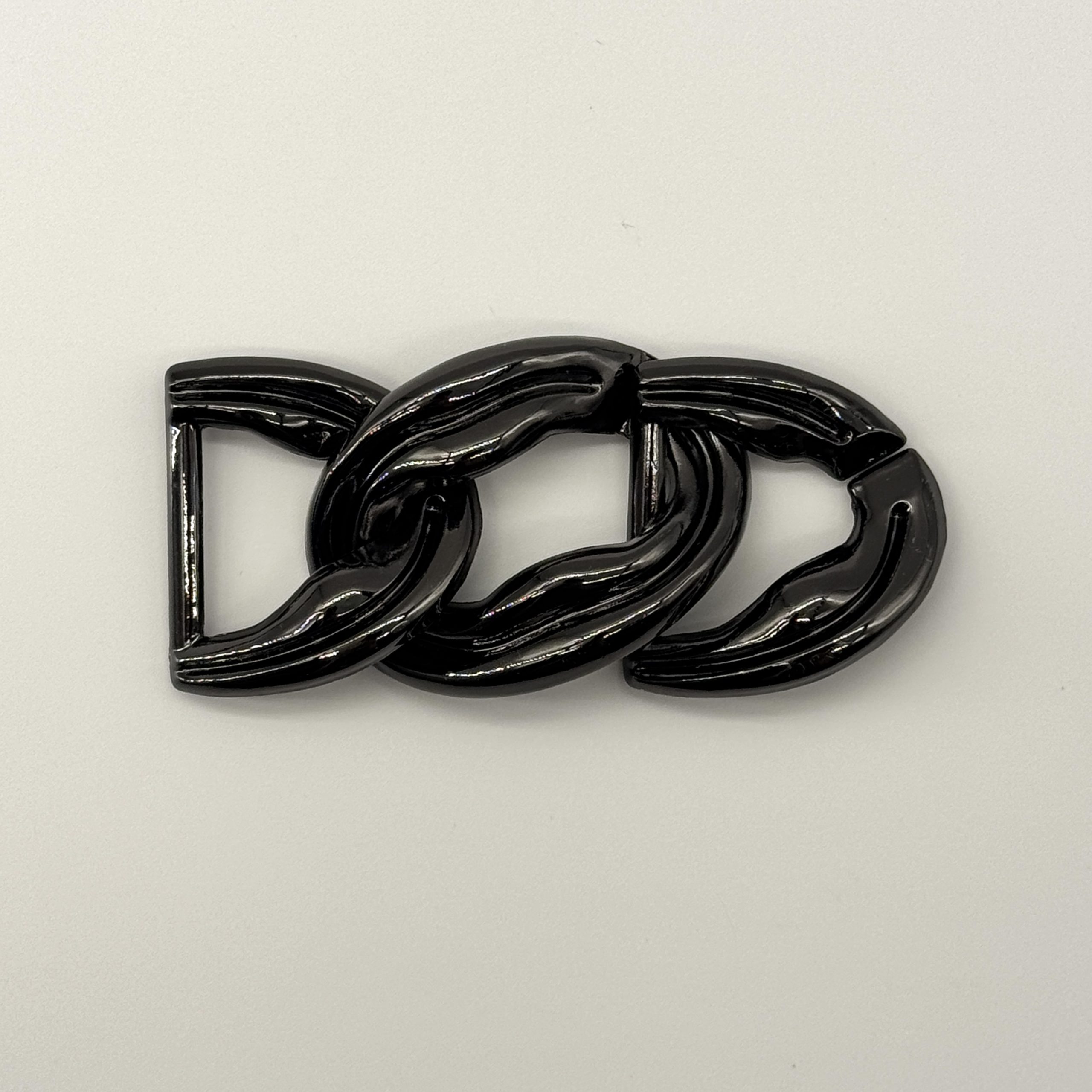 T25425 Black Chunky Chain Connector