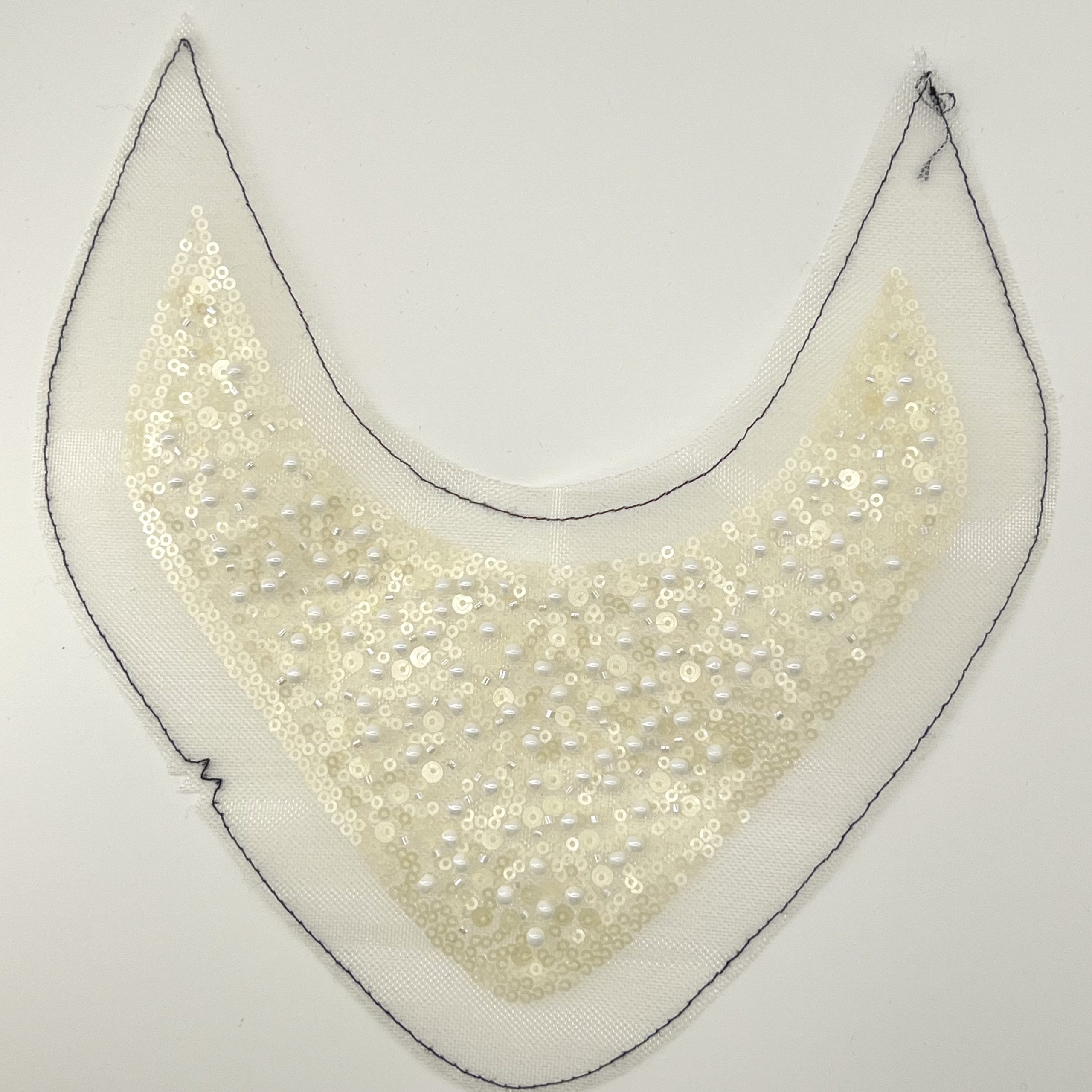 T25464 Pearl Sequin Mesh Shoe Upper - Image 2