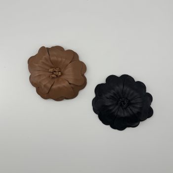 T26487 Handmade Leather Layered Flower