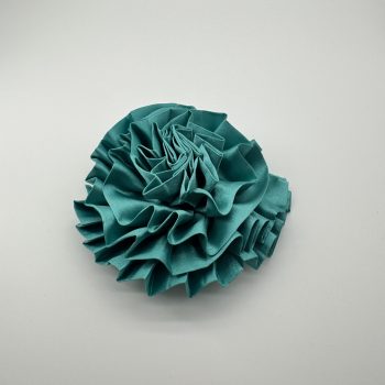 T26492 Satin Ruffle Flower Ornament