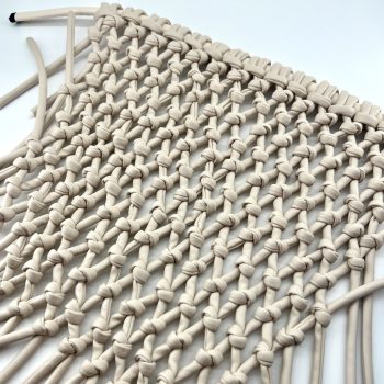 T26587 Knotted Handwoven Shoe Upper