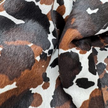 T26495 Camouflage Print Hair-On Cowhide Leather