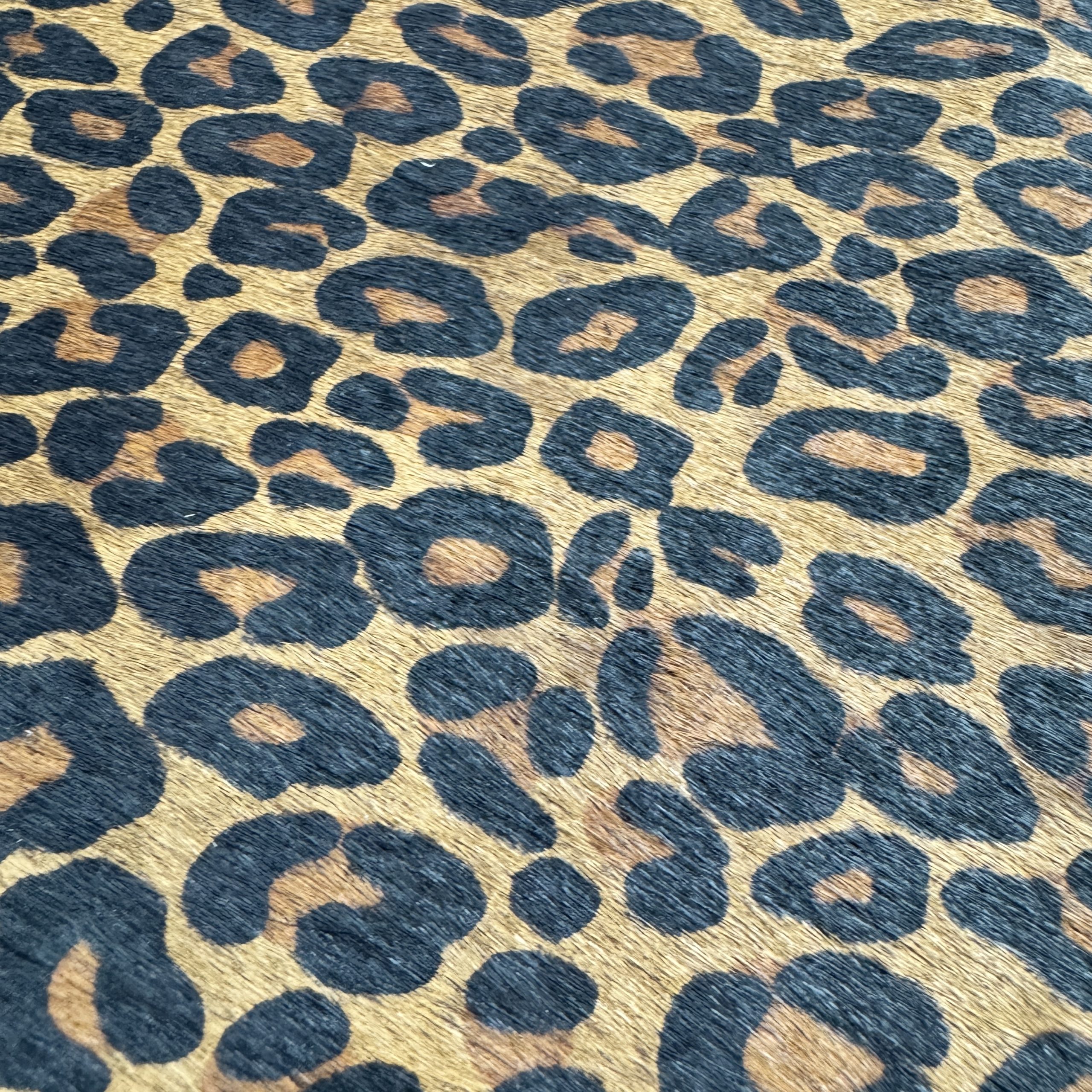 T26496 Leopard Print Hair-On Cowhide Leather - Image 2