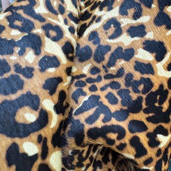 T26498 Leopard Print Hair-On Cowhide Leather