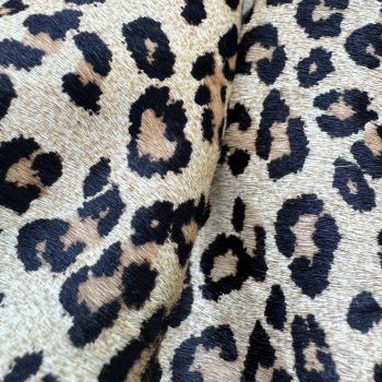 T26500 Small Leopard Print Hair-On Cowhide Leather