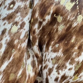 T26509 Metallic Speckle Hair-On Cowhide Leather