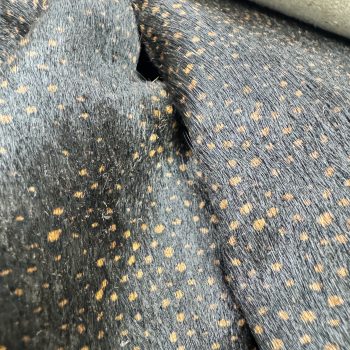 T26518 Small Tan Speckle Print Cowhide Fur