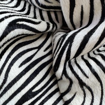 T26529 Fine Zebra Print Hair-On Cowhide
