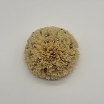 T26401 Raffia Fringe Flower Ornament
