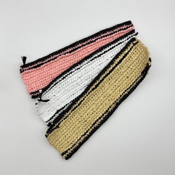 T26552 PP Raffia Crochet Shoe Upper