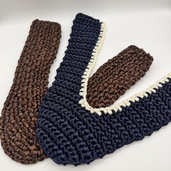 T26550 Crochet Ribbon Shoe Upper