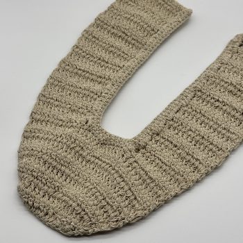 T26549 Elastic Cord Crochet Shoe Upper