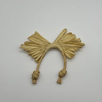 T26545 Raffia Bow Tassel Charm