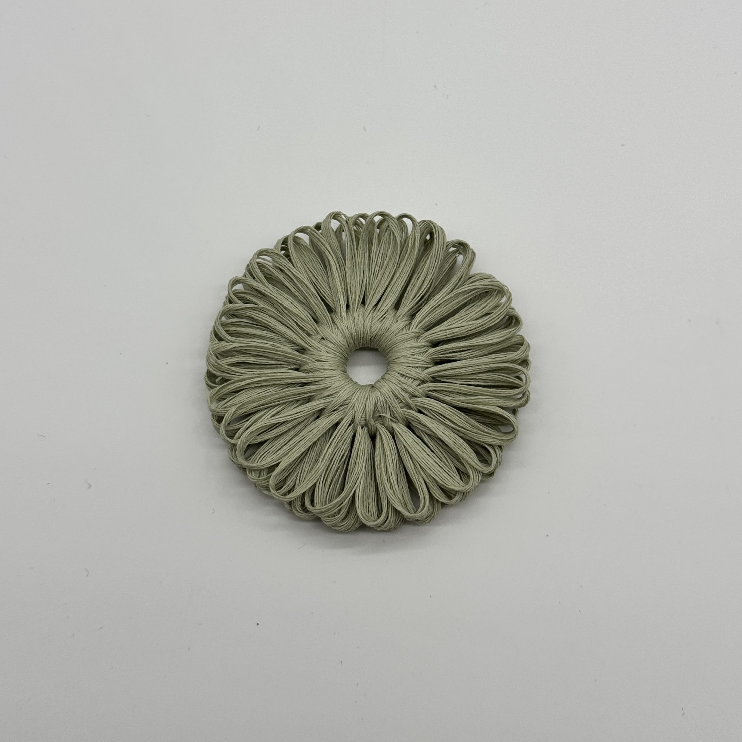 T26544 Cord Loop Flower Charm