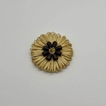 T26543 Raffia Flower Charm