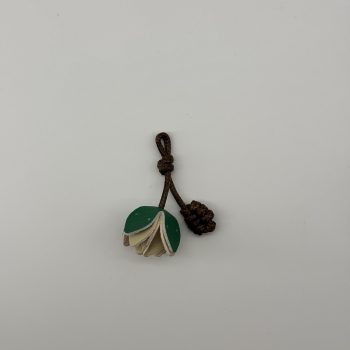 T26536 Leather Petal Charm