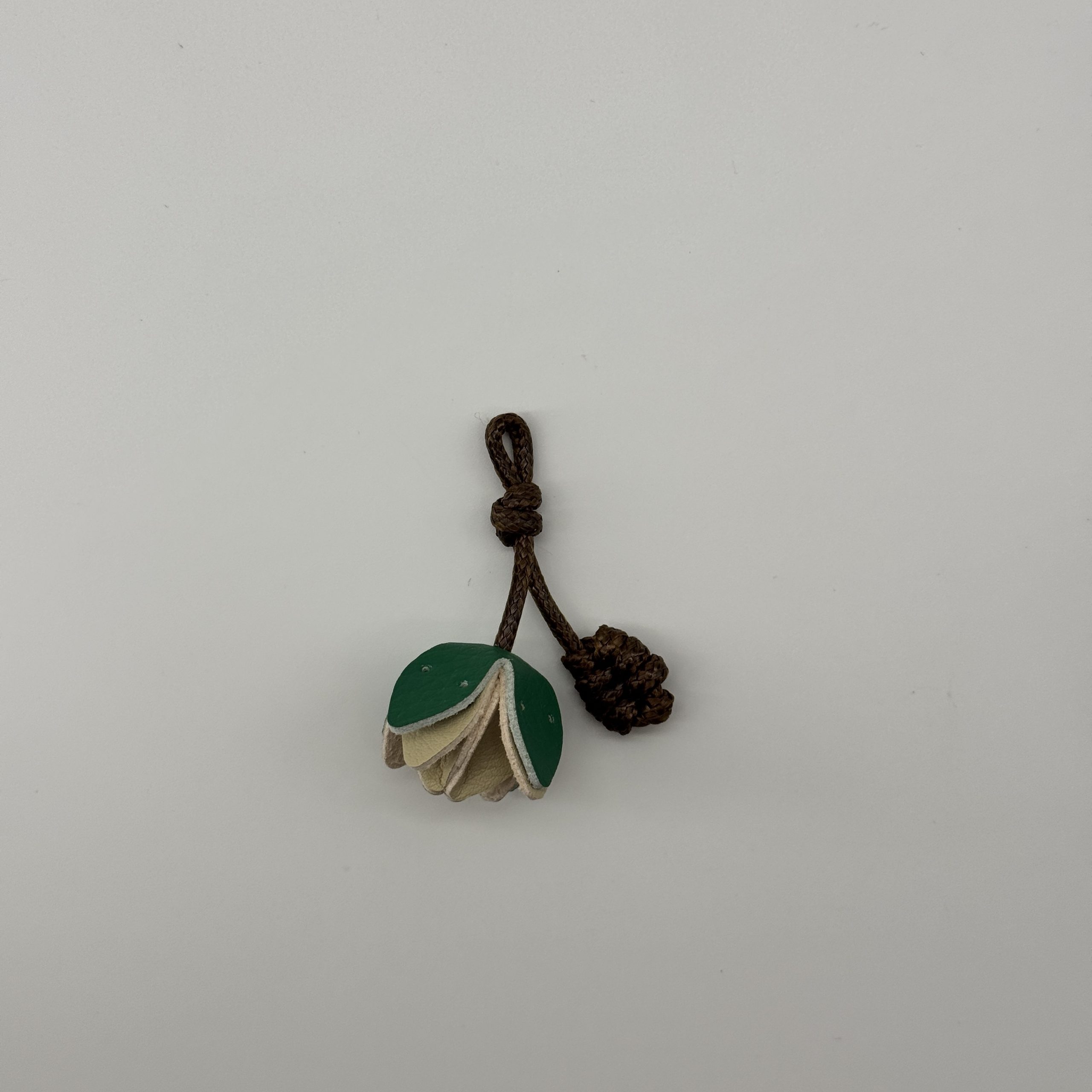 T26536 Leather Petal Charm