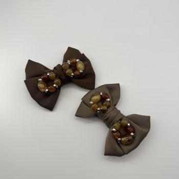 T26573 Beaded Satin Bow
