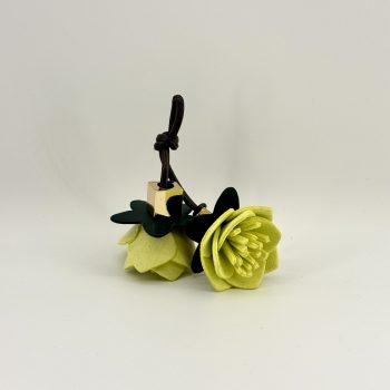 T26597 Double Flower Shoe Charm