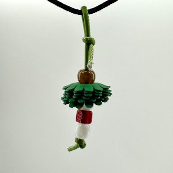 T26590 Beaded Tassel Shoe Charm