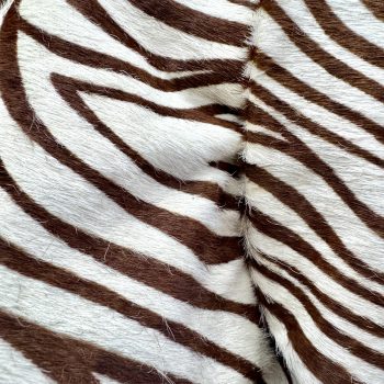 T26646 Wide Stripe Zebra Cowhide Fur