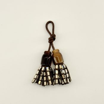 T26653 Double Tassel Shoe Charm