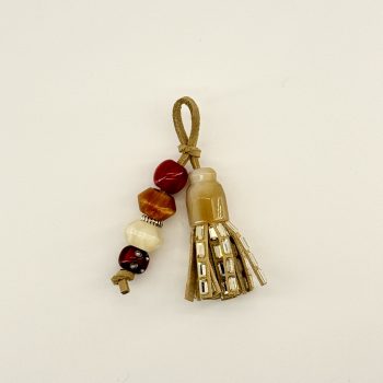 T26654 Beaded Tassel Shoe Charm