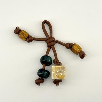 T26655 Beaded Knot Shoe Charm