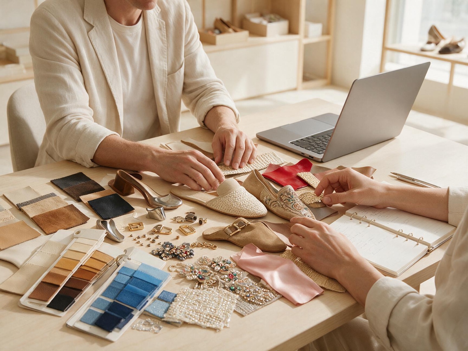 Illustrative footwear material selection and development discussion