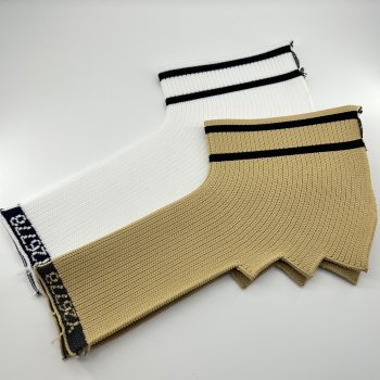 T26630 Striped Sock Knit Shoe Upper