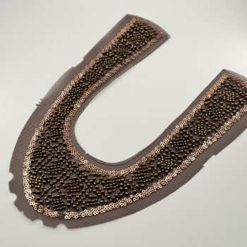 T26633 Beaded Sequin Shoe Upper