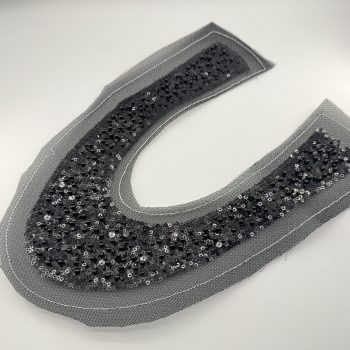 T26634 Sequin Embellished Shoe Upper