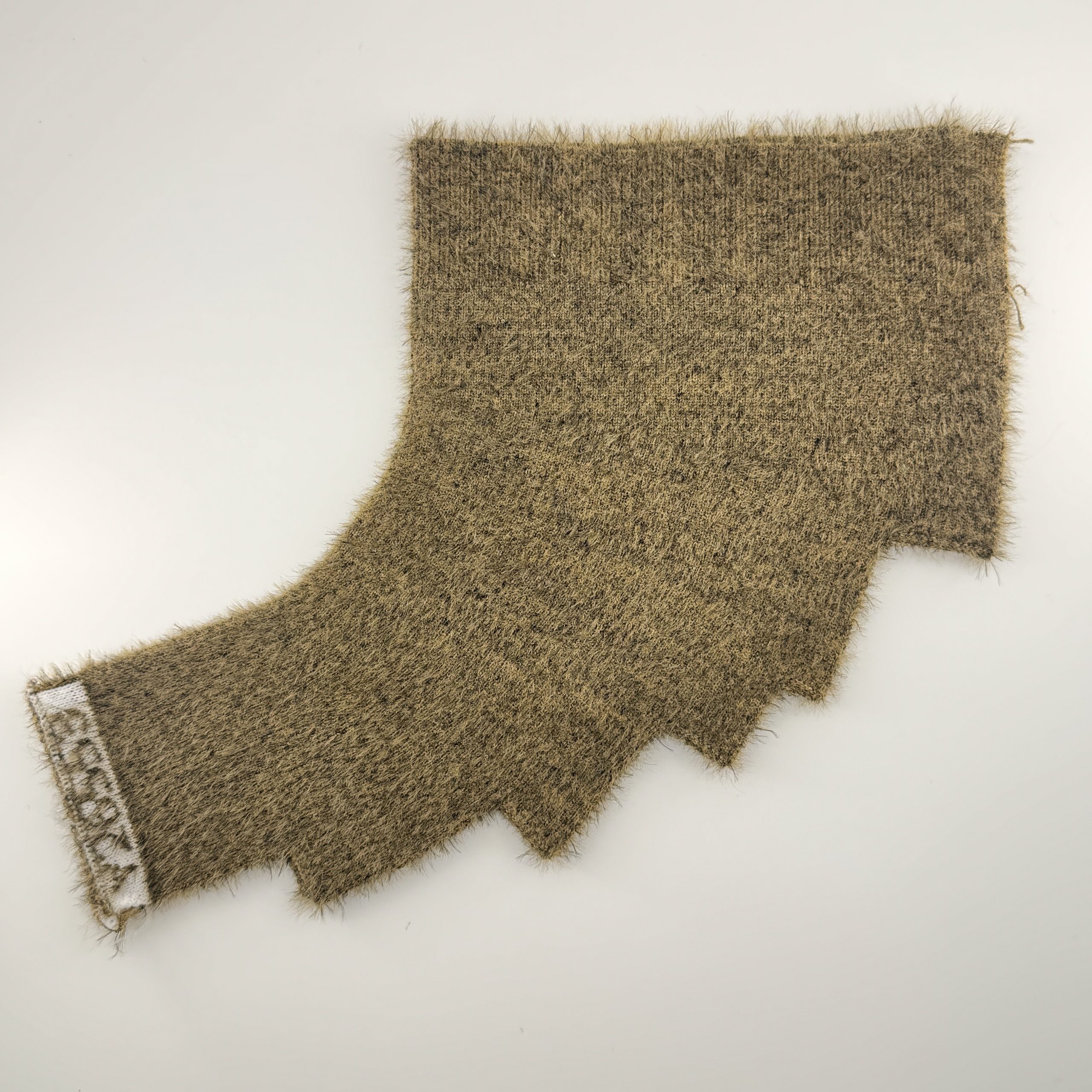 T26637 Fuzzy Knitted Boot Upper