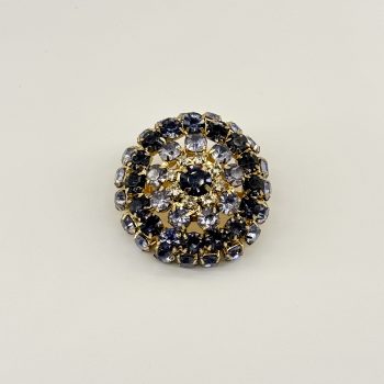 T26611 Round Strass Cluster Shoe Ornament